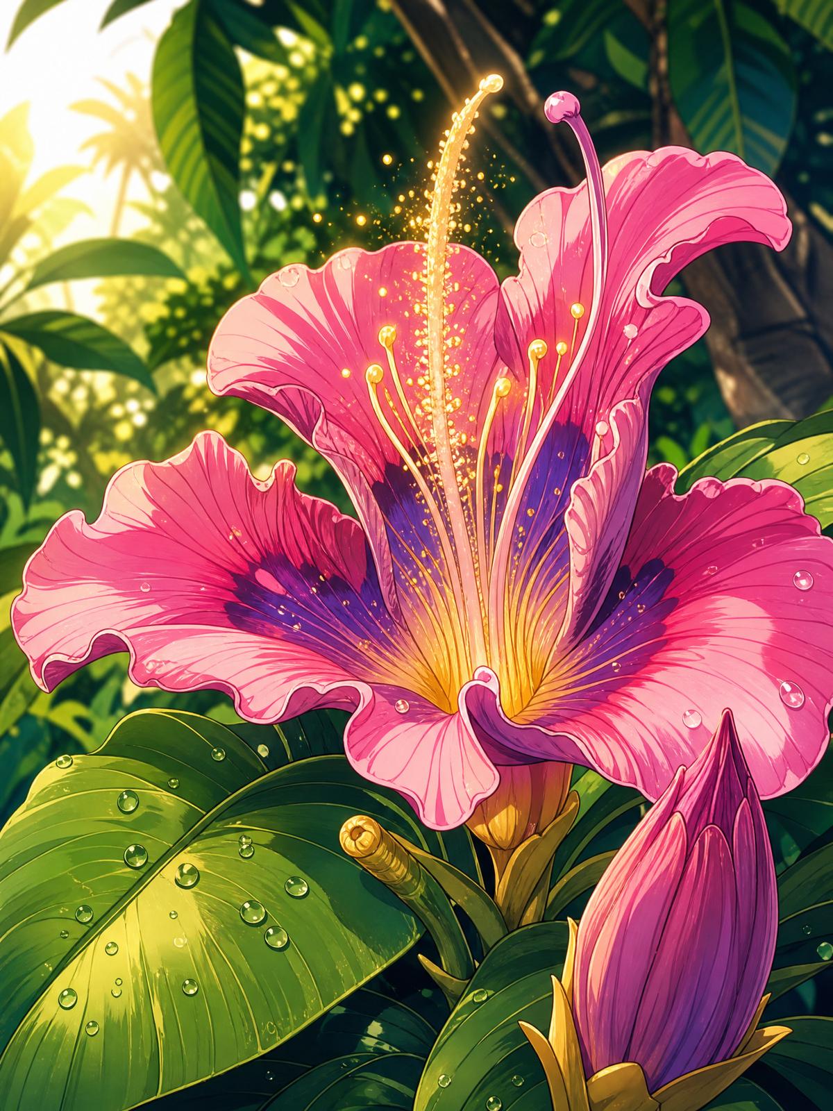 暗网【暗网植物视频】热带雨林珍稀兰花完整开花视频教程